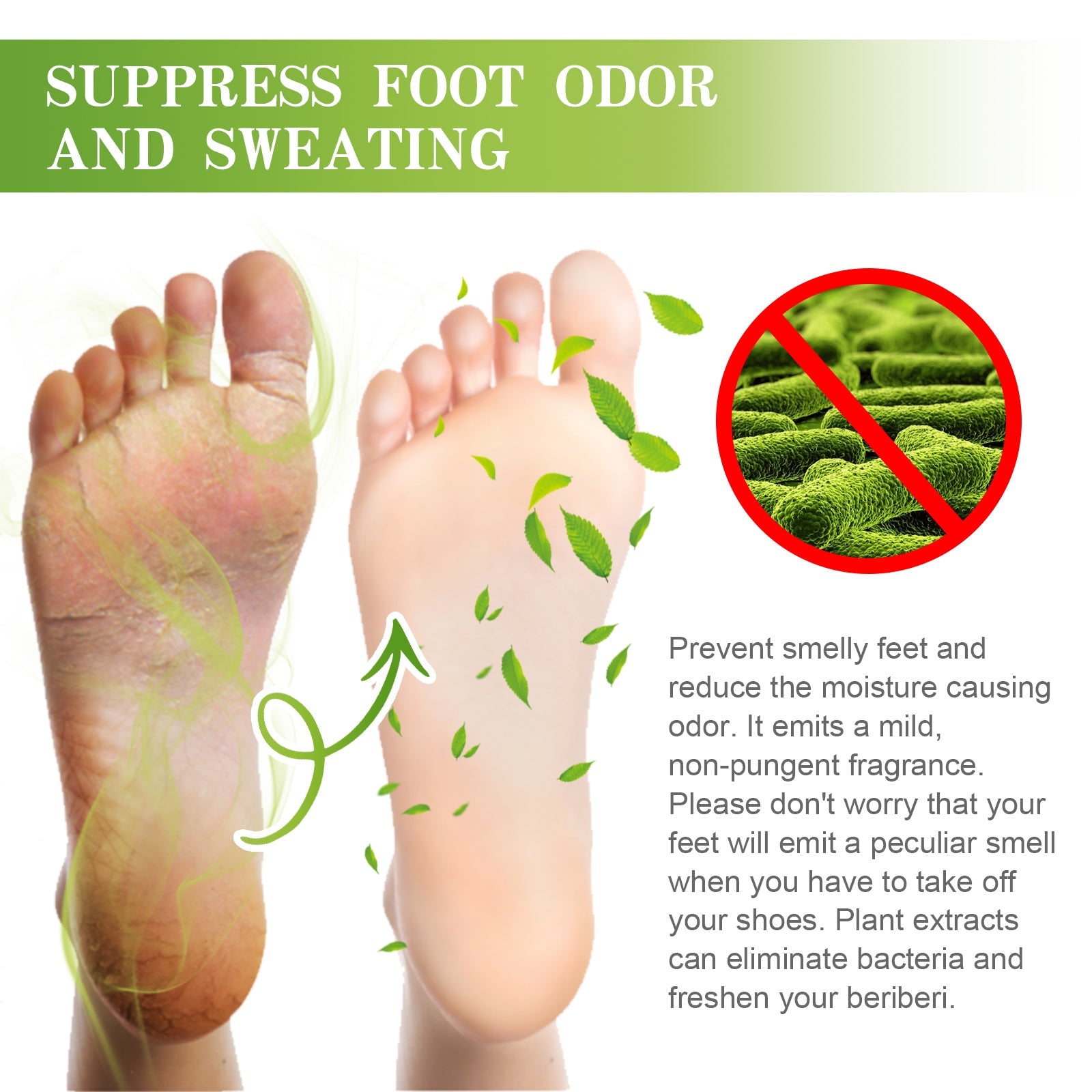 Fresh Foot Spray, Dry Feet Peeling Feet Itchy Moisturizing Skin Fragrance Spray