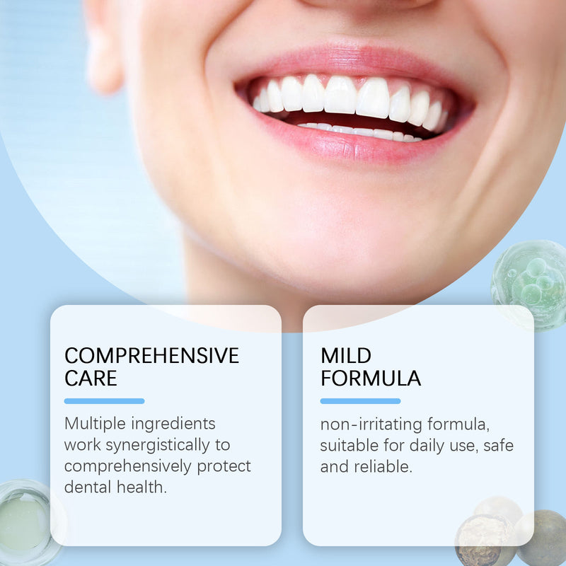 Dental Care Spray Protects Teeth And Reduces Stains. Your Teeth Are Naturally Clean And Shiny