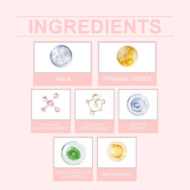 Hoygi Pink Brightening Protective Cream, Moisturizes With A Refreshing Texture Summer Outdoor Gentle Isolation Daily Protective Cream