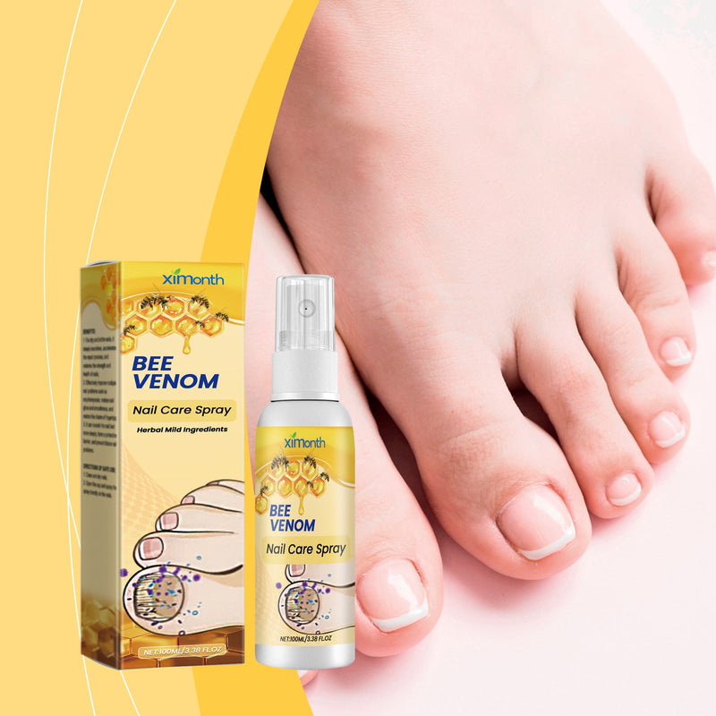 Bee Venom Nail Spray Pedicure Cleaning And Repairing Smooth And Clean Nourishing Care Solution