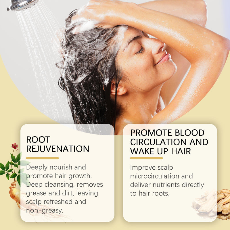 dark hair shampoo, smooth and nourishing hair roots to improve dry and frizzy dark hair hair shampoo at the end