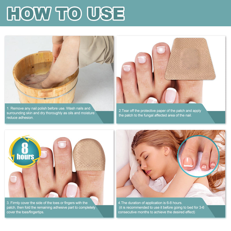 Nail Repair Patch, Hand And Foot Nail Care Soft Nail Inlay Nail Thickening Gray Nails Bright Nails Patch