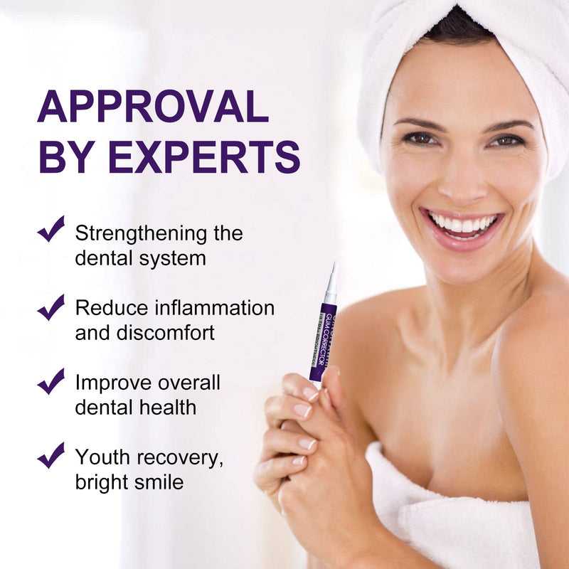 Gum Corrector Pen, Teeth Cleaning Whitening Brightening Repair Gum Teeth Beauty Pen