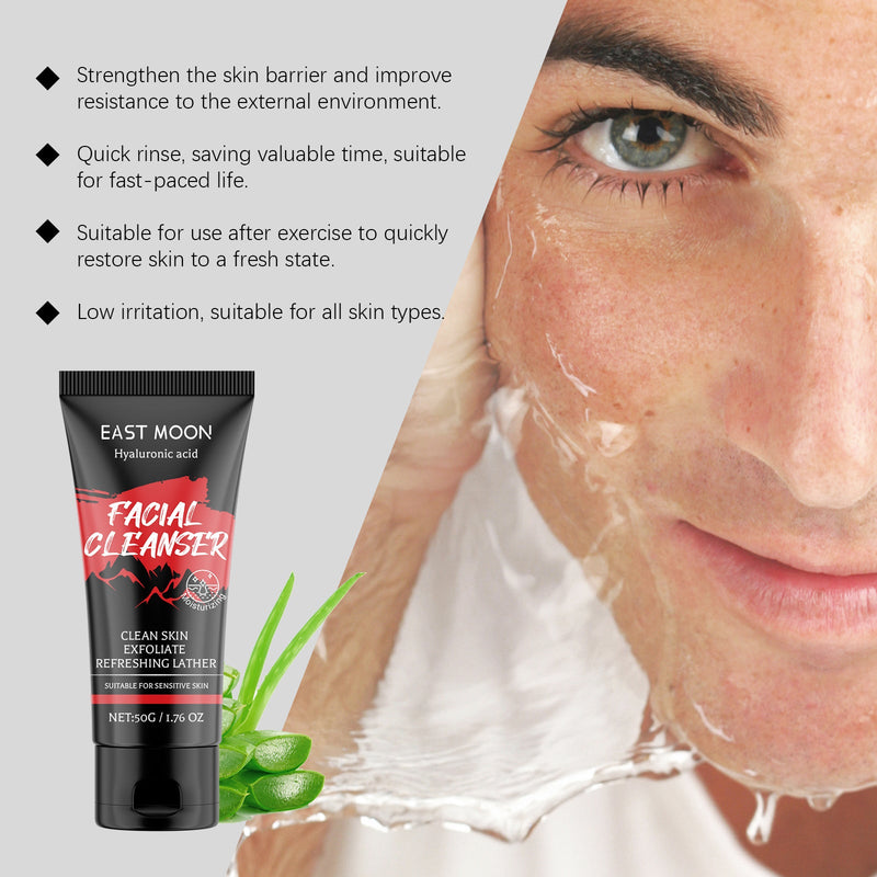 Moisturizing Facial Cleanser Gently Cleanses Face With Refreshing, Comfortable, Hydrating, Tender Skin And Dense Foam