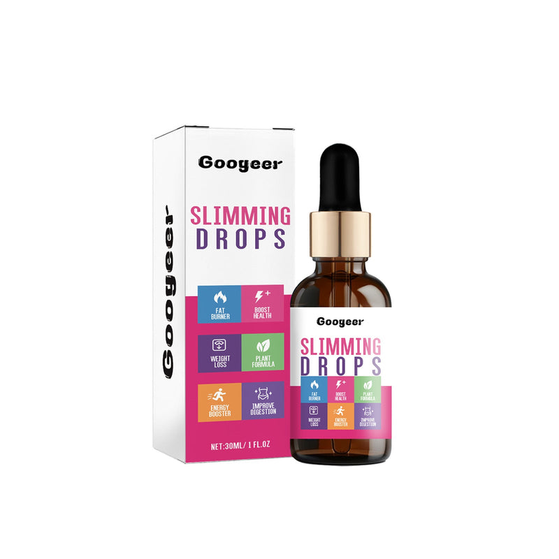 Slimming Drops, Body Shaping Slimming Brain Strengthening Vitality Body Care Oral Supplement Drops