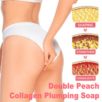 Double Peach Plump Chest Soap, Firming Chest Skin Firm Moisturizing Anti-Sagging Shower Soap