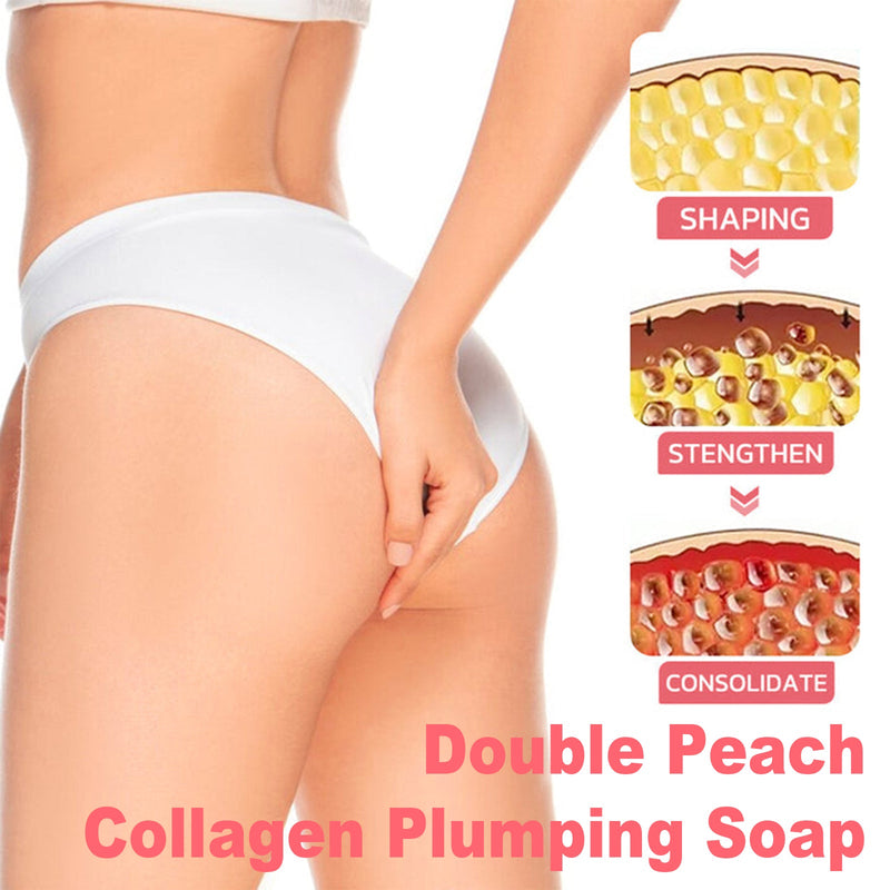 Double Peach Plump Chest Soap, Firming Chest Skin Firm Moisturizing Anti-Sagging Shower Soap