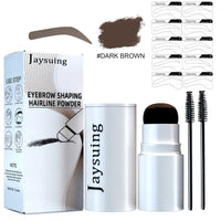 Eyebrow Print Set, Embellishing Hairline Eyebrow Contour Shadow Portable Eyebrow Powder