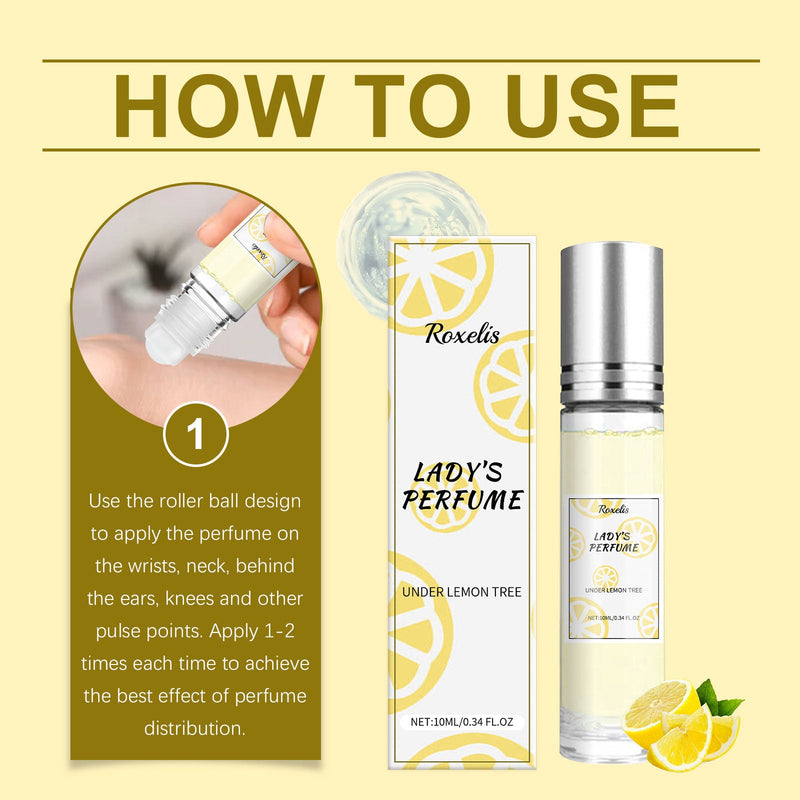 Lemon Fresh Yellow Perfume, Fresh Light Charming Charm Perfume Pheromone Fragrance Small Fruit Scent Perfume
