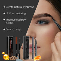 EELHOPE Four Claw Eyebrow Pencil Wild Eyebrow Embellishing Eyebrow shape delicate and easy to use non-smudging natural shaping eyebrow pencil