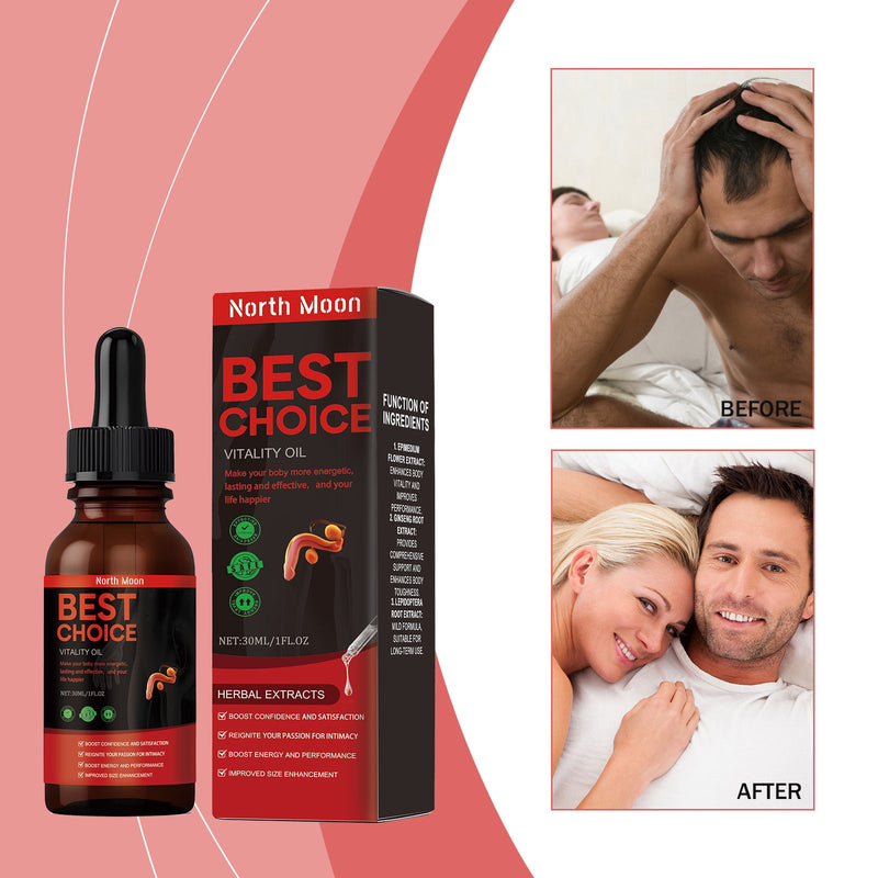 Men's Herbal Oil, Men's Vitality And Endurance Enhancement Body Massage Toning Oil
