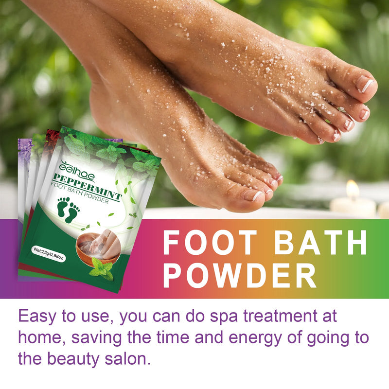 Foot Bath Salts, Moisturize Foot Skin Deep Cleansing Relieves Muscle Soreness Slimming Cold Foot Bath Salts