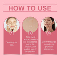 EELHOE  Facial Capsule Essence, Gentle Daily Moisturizing Facial Skin Skin Care And Moisturizing Care Essence
