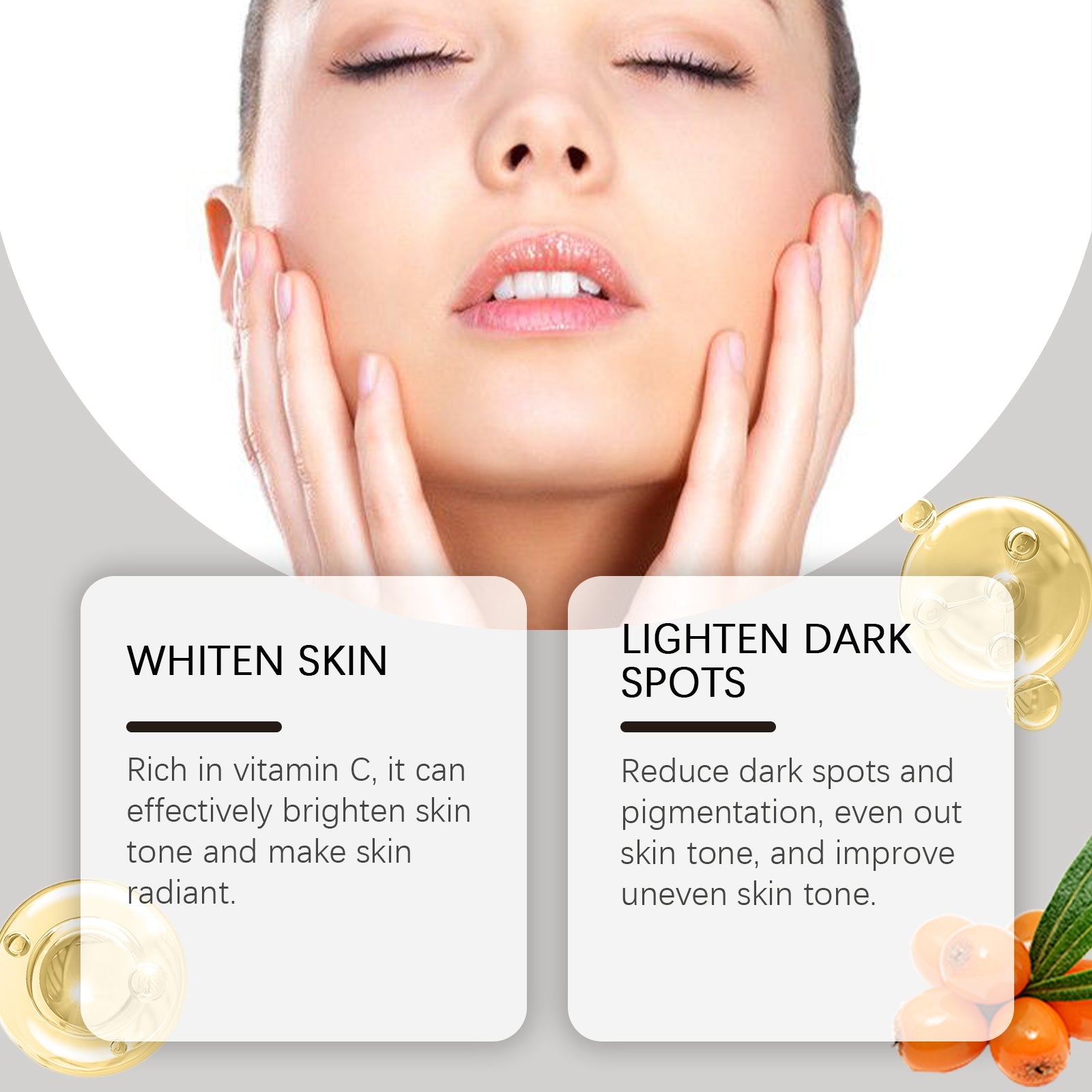 Hoygi Vitamin C Facial Moisturizer Gently Moisturizes And Nourifies The Skin Hydrating And Moisturizing Tender And Smooth Moisturizing Cream