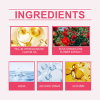 Roxelis Rose Women's Charm Perfume Exudes Charm Natural Fresh Fragrance Lasting Fragrance Women's Everyday Perfume