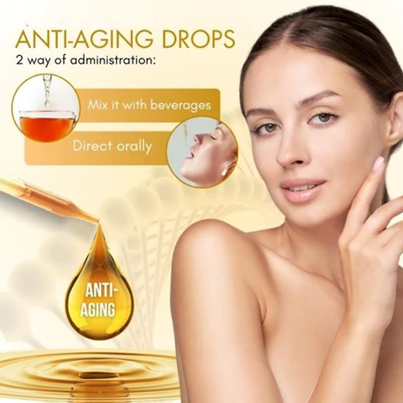 Facial Skin Care Drops, Reduce Fine Lines, Moisturize, Moisturize And Firm The Skin Oral Drops