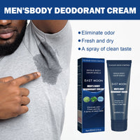 Men's Body Deodorant Cream, Gentle Body Deodorant Cream For Men's Body Care
