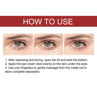 Retinol Eye Cream Stick Reduces Fine Lines, Bags And Dark Circles, Hydrates And Tightenes The Skin Around The Eyes
