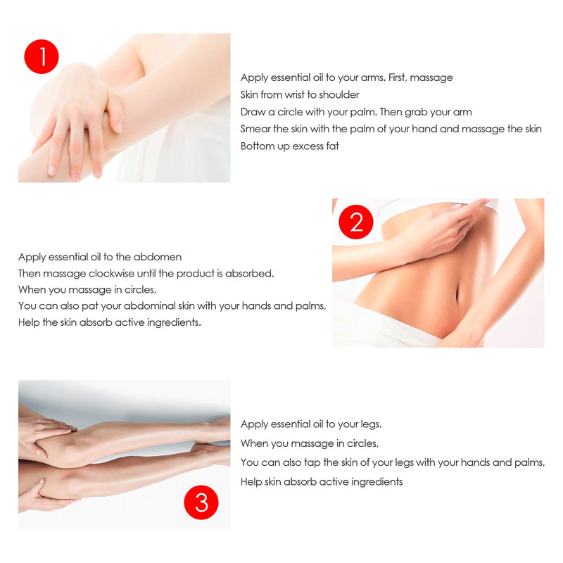 South Moon Caffeine Slimming Essential Oil, Firming And Shaping Waist Oil Lift Body Slimming Essential Oil Moisturizes Skin Massage Body Shaping