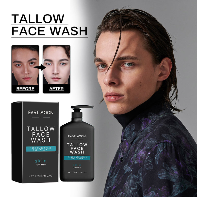 Men's Daily Facial Cleanser Deeply Cleans, Tightens Skin Pores, Moisturizes And Brightens