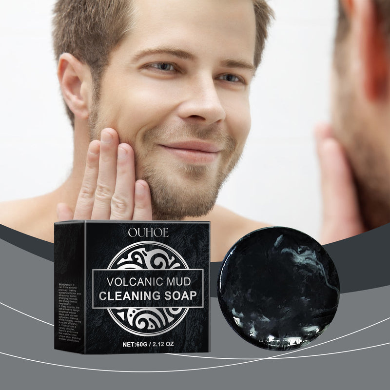 Volcanic Mud Cleansing Soap Cleansing Blackhead Acne, Deep Cleansing Of Facial Pores, Moisturizing And Rejuvenating Care