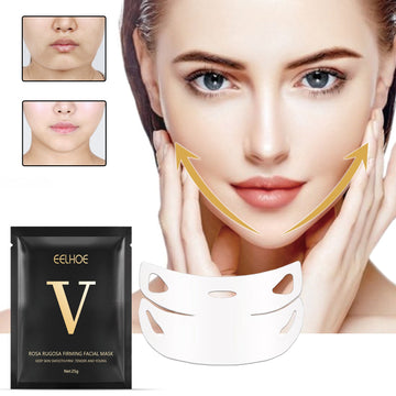 EELHOE V-shaped Face Lifting Facial Mask, Tightens And Lifts Facial Skin Shapes Facial Mask