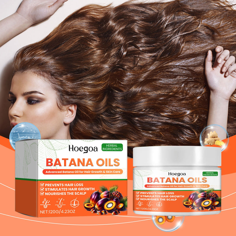 Batana Hair Oil, Repair Damaged Hair Nourishing Roots Soft Shine Thick Hair Care