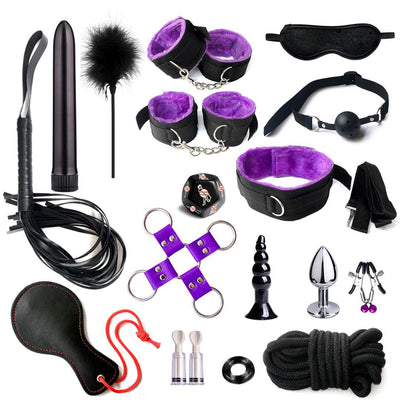 18-piece set purple