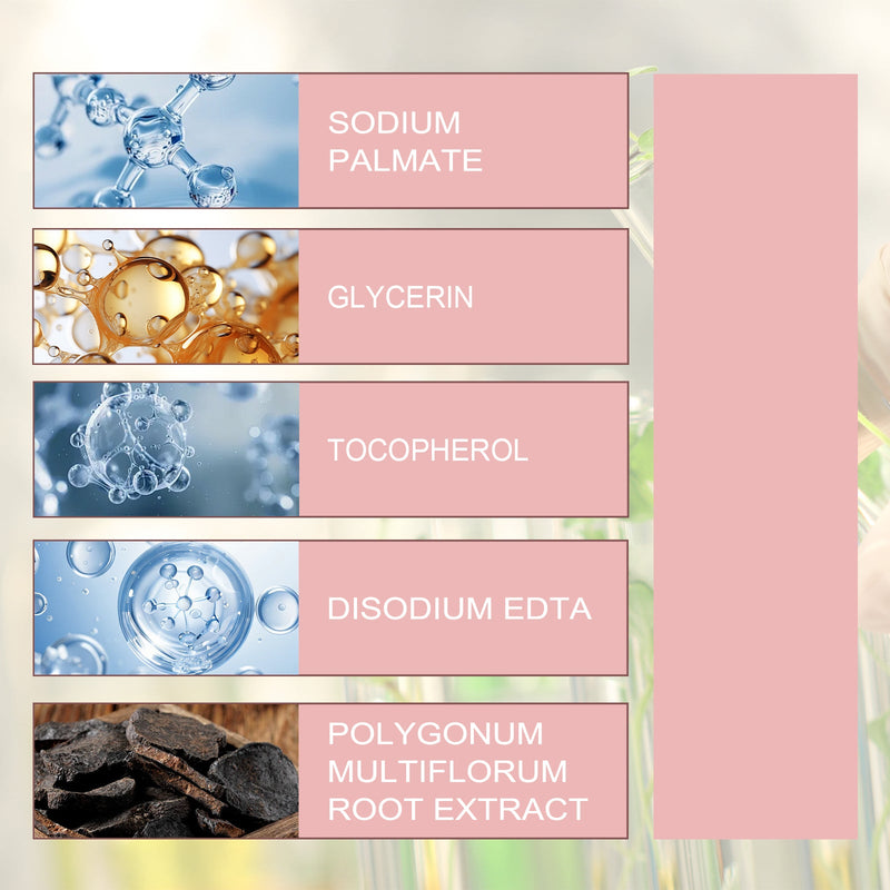 Polygonum Polygonum White Turn Black Shampoo Deep Cleansing Soft Nourishing Solid Black Hair Shampoo Soap