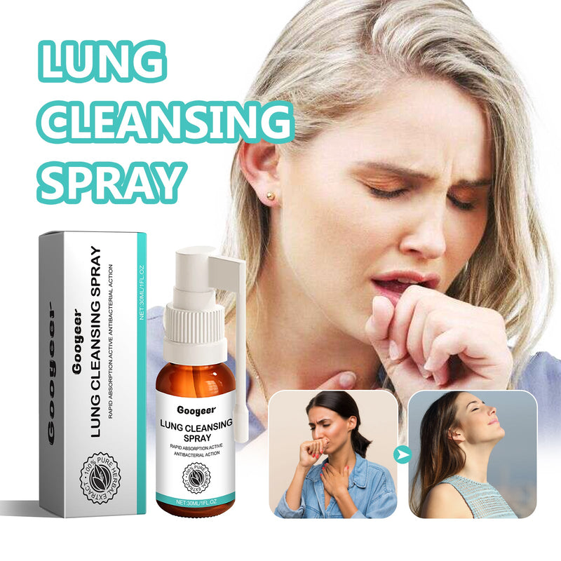 Lung Cleansing Spray, Relieve Dry Itchy Throat Cough Throat Discomfort Body Care Drops
