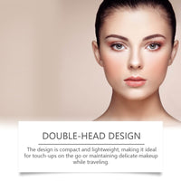 Eelhope Double Head Blush Multi-Purpose Stick, Natural Light Naked Makeup Long-Lasting Color Red Makeup Stick
