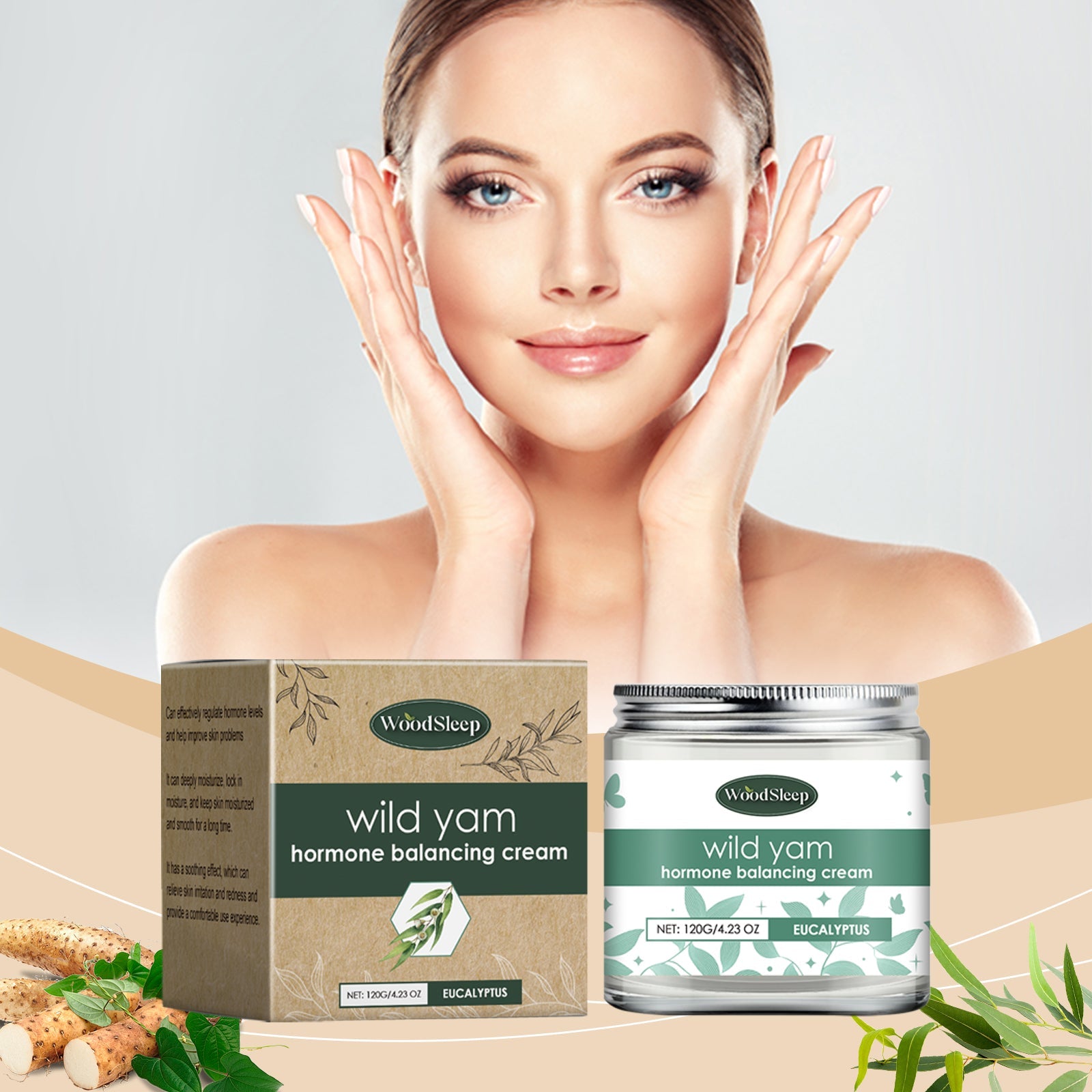 Woodsleep Body Balance Cream Gentle Firming Skin Long Lasting Moisturizing Moisturizing Body Care Cream