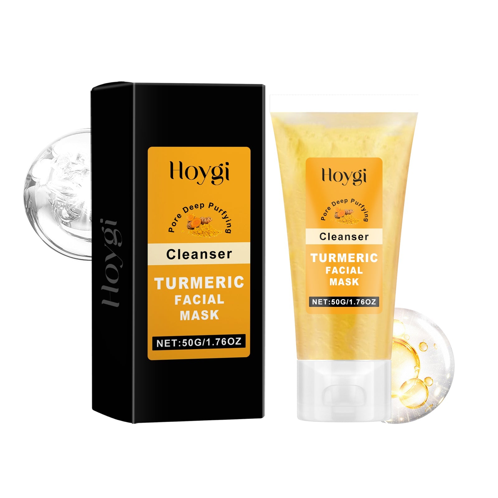 Turmeric Peel Mask Deeply Cleanses Skin, Delicate Pores, Brightens Skin, Hydrates And Moisturizes Skin