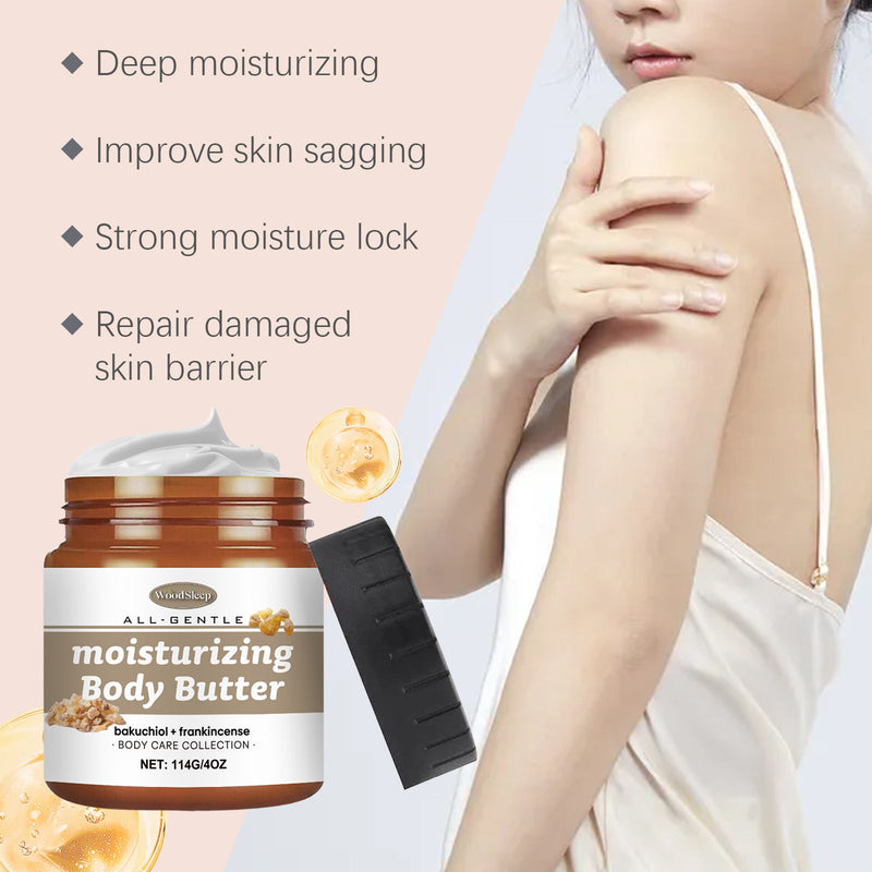 WoodSleep Frankincense Body Butter Moisturizer Moisturizes All Over The Skin With Silky, Creamy Touch