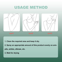 Deodorant Perfume Spray, Armpit Deodorant Light Deodorant Portable Spray