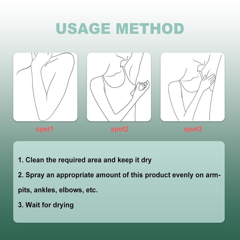 Deodorant Perfume Spray, Armpit Deodorant Light Deodorant Portable Spray