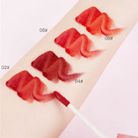 4 Pieces Of Lip Gloss Water Sensitive Mist Face Matte Lipstick Moisturizing Lasting And Easy To Color