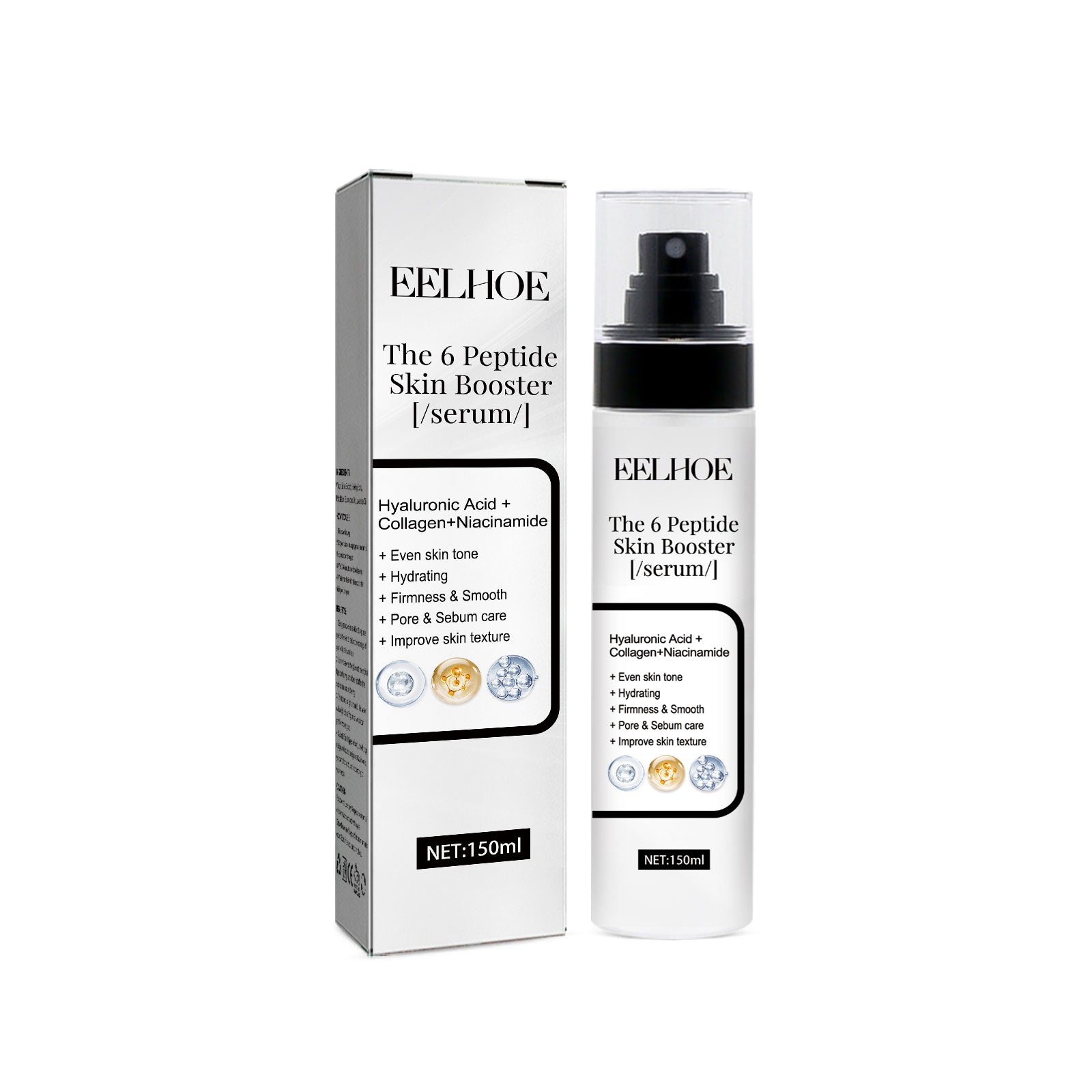 Nicotinamide Hyaluronic Acid Essence Hydrating And Moisturizing Face Brightening, Firming And Moisturizing Skin Whitening Essence