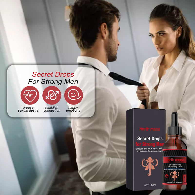 Secret Drops For Strong Men, Strong Men, Men's Body Care Strong Vitality Physical And Mental Pleasure Massage Essential Oil
