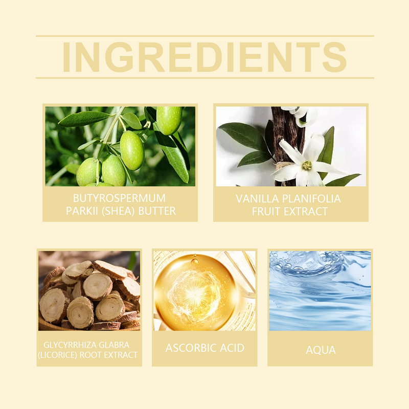 Vanilla Body Moisturizer Gentle Moisturizing And Hydrating Moisturizing Firming And Tender Skin Refreshing Nourishing Skin Cream