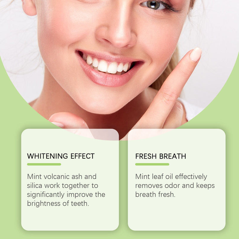 Volcanic Ash Tooth Cleaning Toothpaste Improves Yellow Teeth And Gently Cleans Tooth Dirt Daily Care Toothpaste