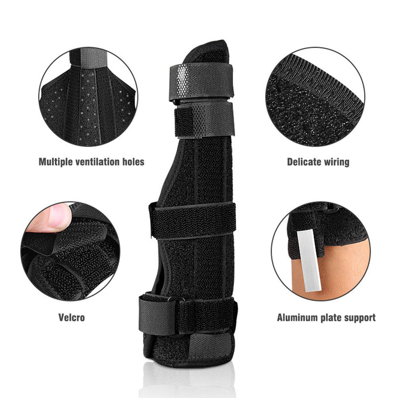Hailicare Ring Finger Tail Finger Fixation Set Finger Fracture Damage Aluminum Plate Support Protector