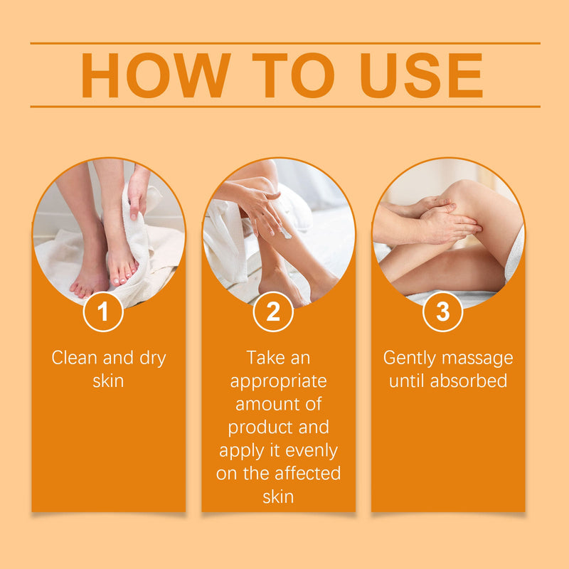 OUHOE Body Care Cream Daily Gentle Treatment To Relieve Leg Discomfort Moisturizing Massage Care Cream