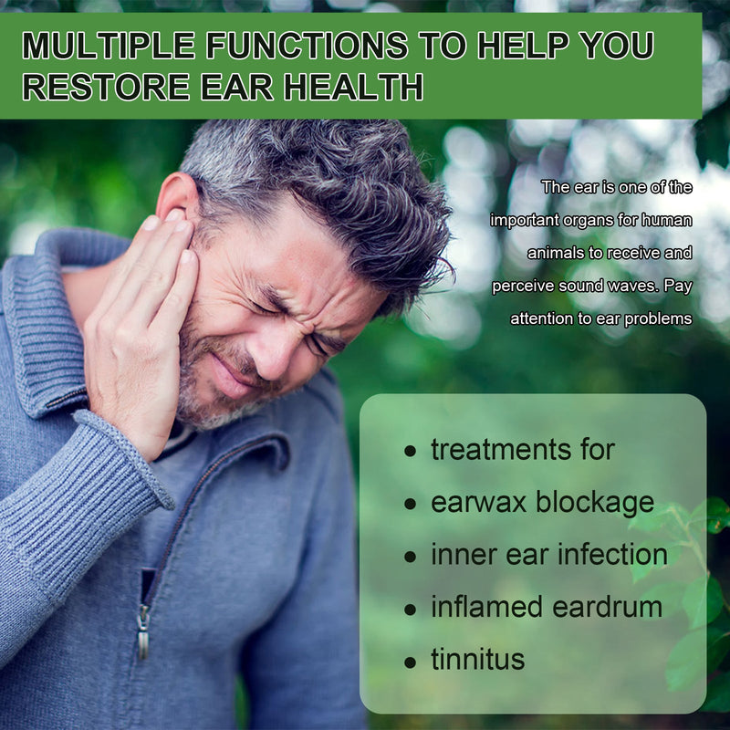 EELHOE Ear Relief Relieves Blocked Inner Ear Ringing Ear Discomfort Ear Health Care Ear Drops