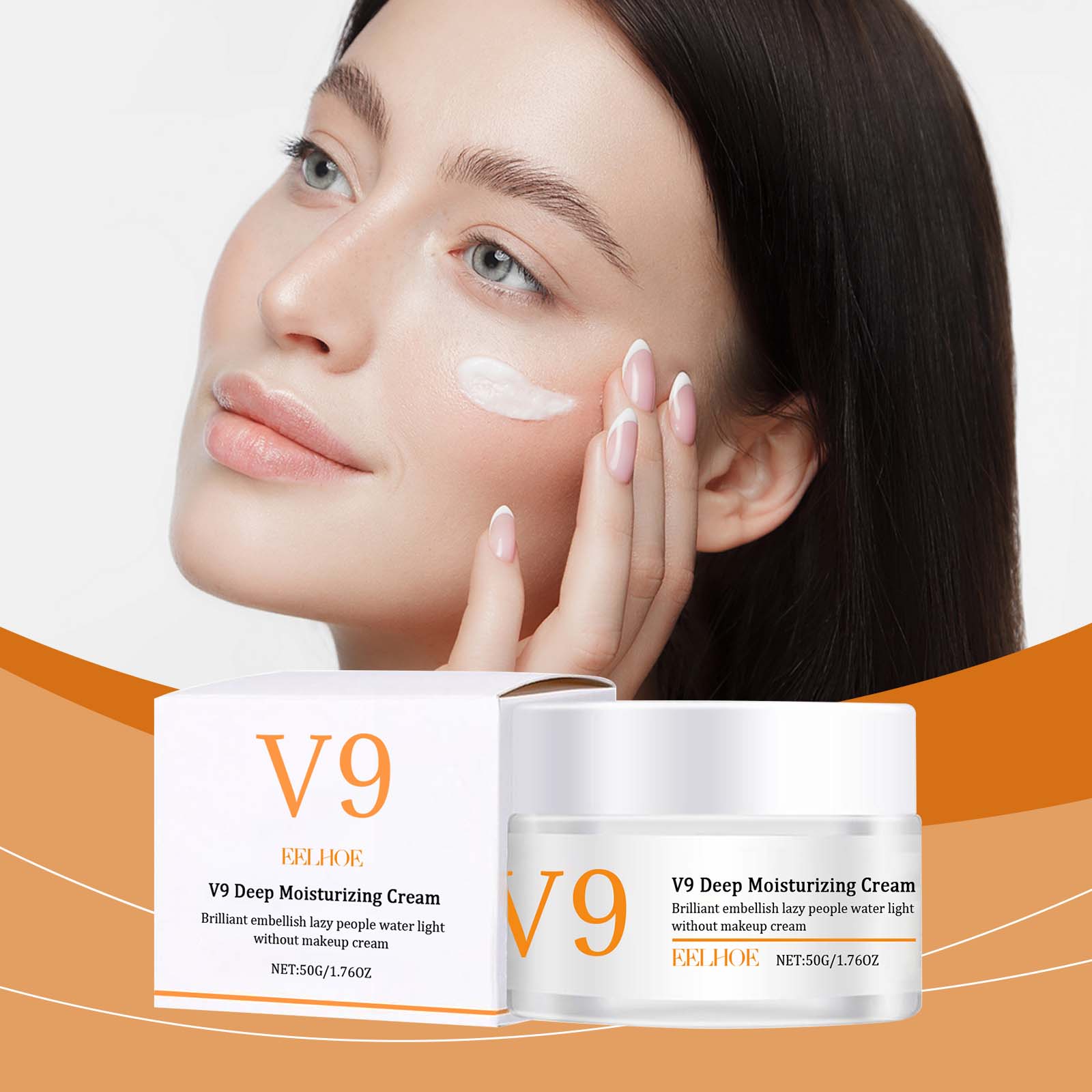 Deep Moisturizing Whitening Cream For Face And Eyes Hydrates And Reduces Fine Lines And Brightens Skin Whitening Cream