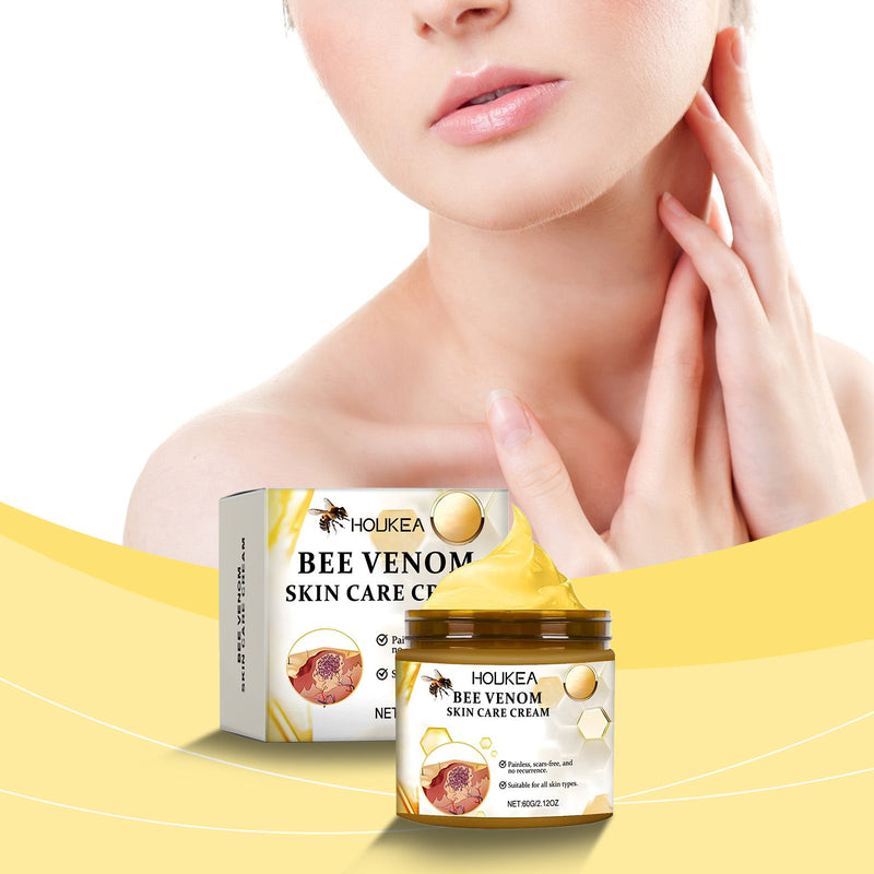 Houkea Bee Venom Skin Care Cream, Gently Nourishes The Skin. Keyu Nevus Cleansing, Smoothing And Moisturizing Care Cream