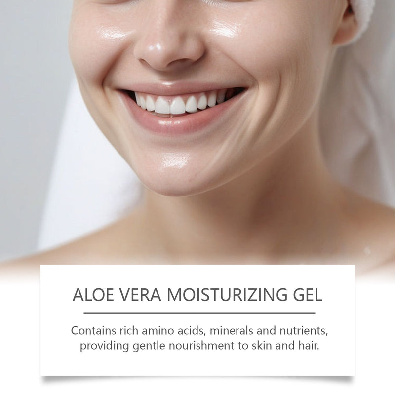 OceAura Aloe Vera Moisturizing Gel - Gentle Nourishing & Refreshing Facial Gel
