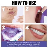 OUHOE Teeth Whitening Mousse Toothpaste, Mouth Cleaning Remove Dirt Yellow Teeth Care Fresh Breath Whitening Teeth Toothpaste