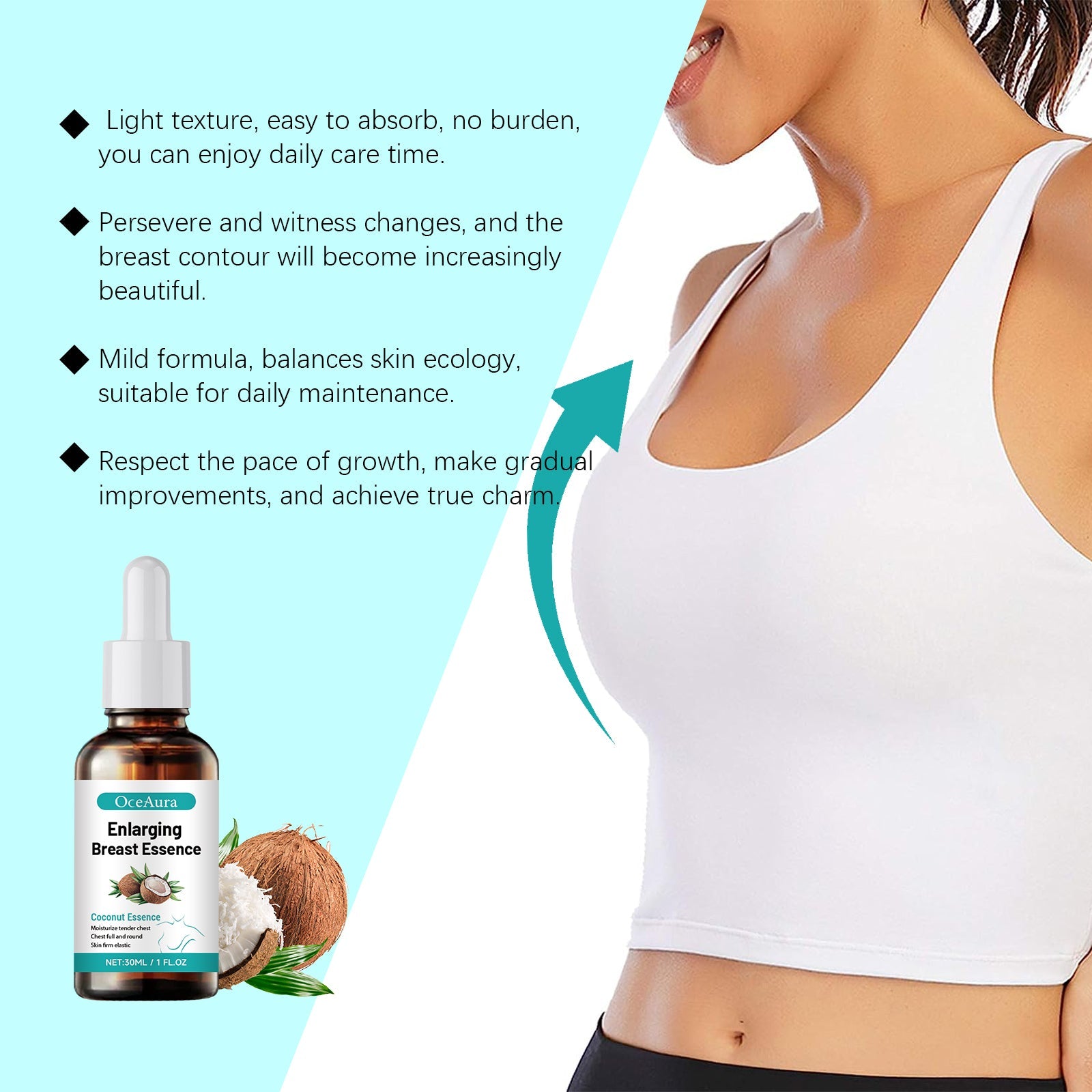 Breast Beauty Serum Lifts And Tightens Breasts To Moisturize, Smooth, Plump And Plump Curves