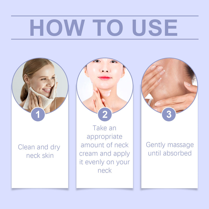 Neck Firming And Lifting Cream Refreshing, Moisturizing, Hydrating And Gently Nourishing Neck Care